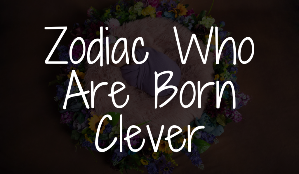 Zodiac Who Are Born Clever